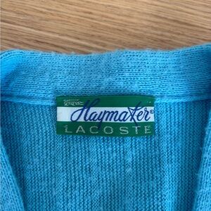Lacoste Light Blue Vintage Acrylic Sweater